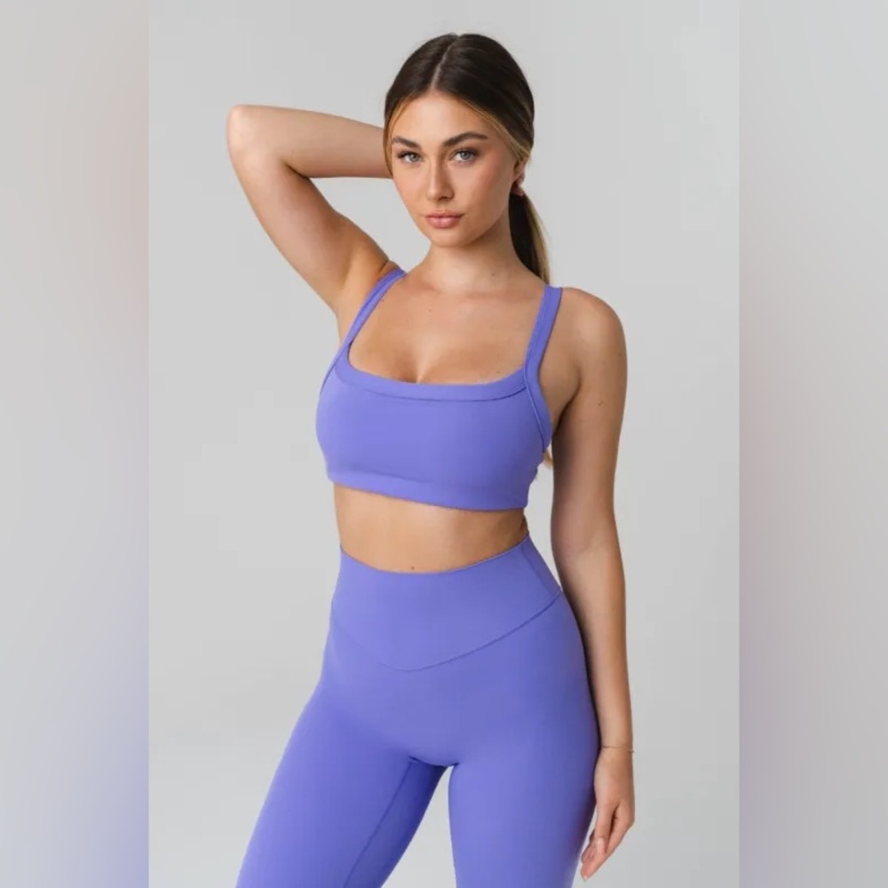 Vitality Cloud II Pant - Blueberry × 1 M & Cloud II Square Bra - Blueberry × 1 M